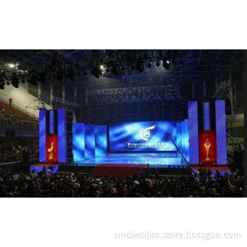 Grey scale RGB indoor Rental LED Display Full Color Anti-fl